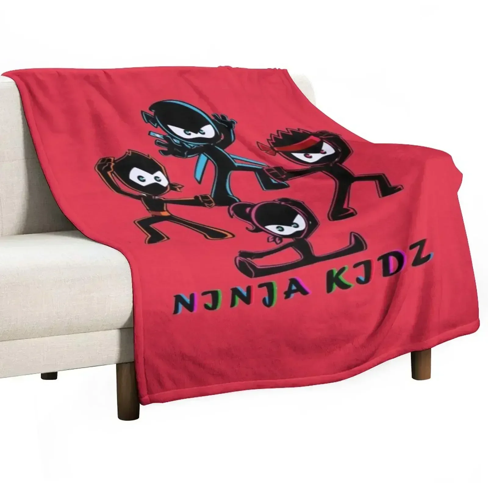 

ninja kidz Throw Blanket For Sofa Thin Decorative Beds for sofa For Decorative Sofa Blankets