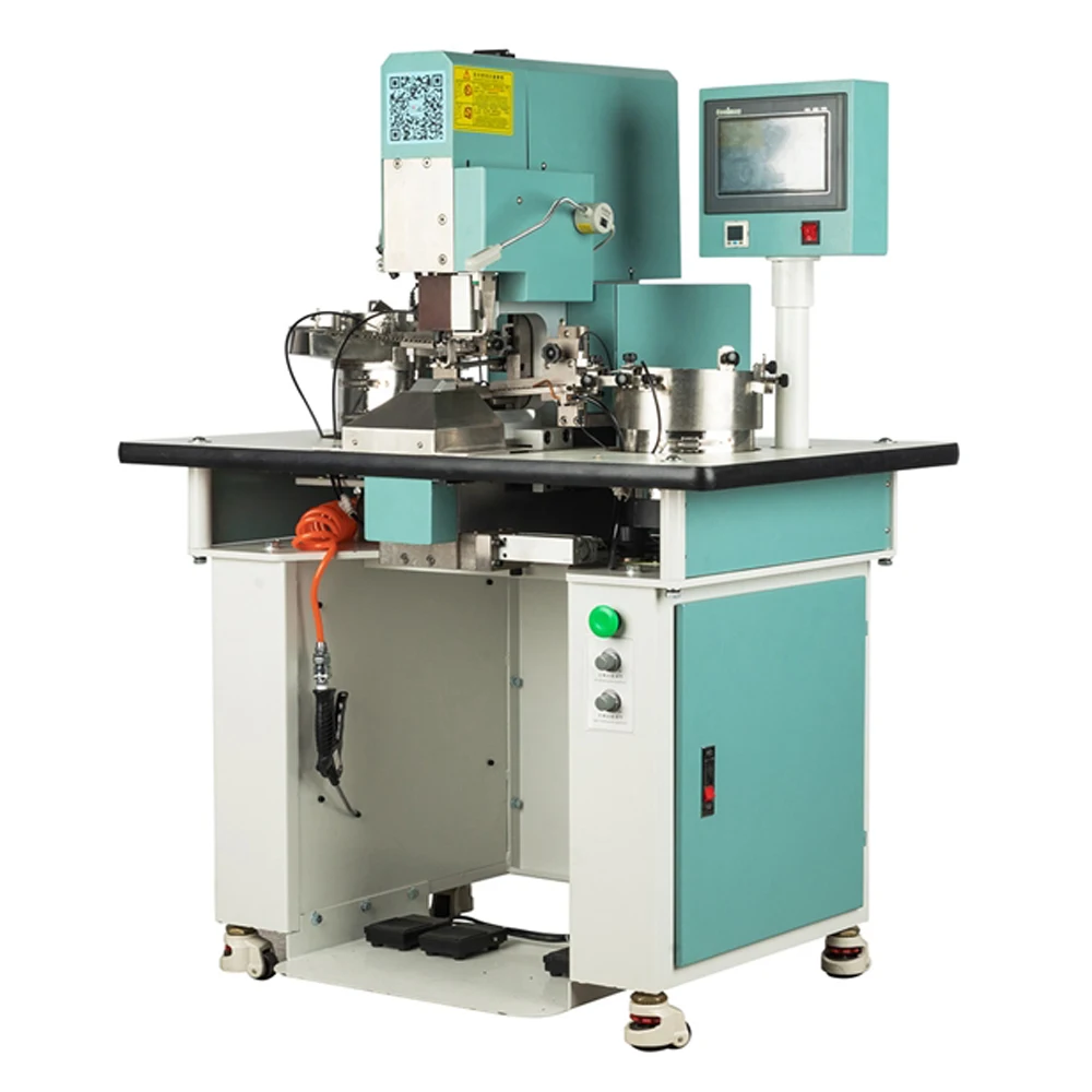 New Design Model Automatic Snap Button Fixing Machine Metal Snap Button Riveting Machine