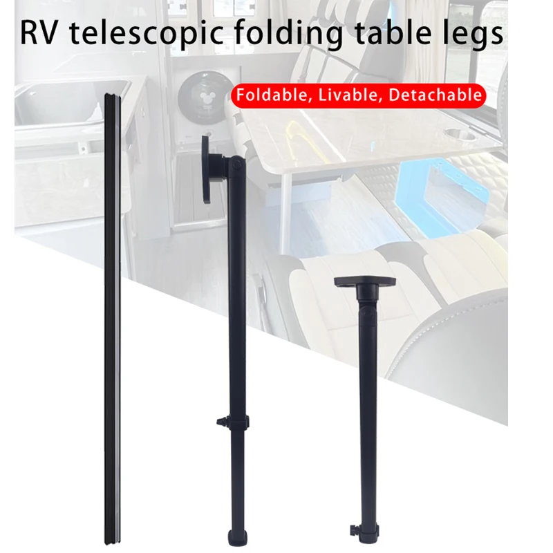 2023 Hot Sale RV Adjustable and Removable Folding Table Leg Hanging Rod Hook Set Support Leg Lift Folding Table Leg