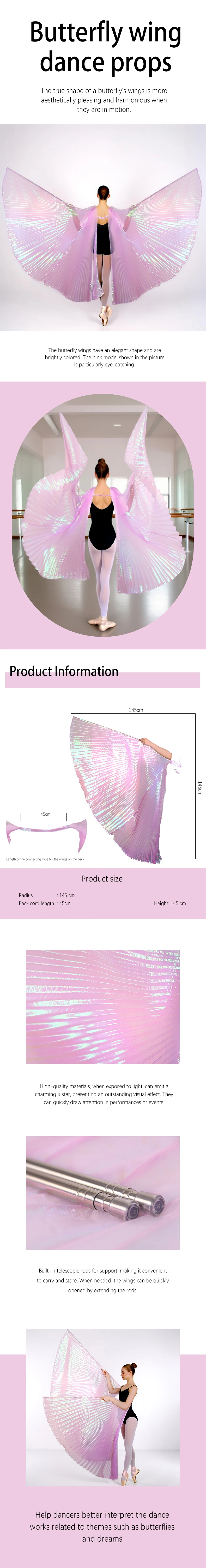 Bauchtanz-Kostüm mit goldenen Flügeln, geteilter Rücken, Damen-Tanz-Requisite mit hängendem Hals, Ägypten, ISIS-Flügel mit Stock, anpassbare Farben