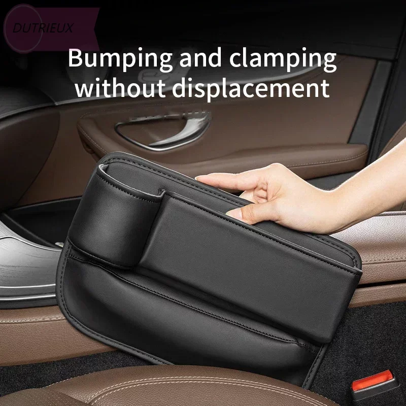 

PU Leather Car Seat Gap Bag Case Storage Bag For Auto Console Side Seat Plug Filler Organizer Car Crevice Stowing Tidying Pocket