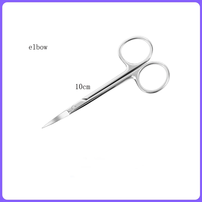 Eye Scissors Stainless Steel Scissors Medical Surgical Instruments Small Scissors Straight Point Elbow Eye Scissors