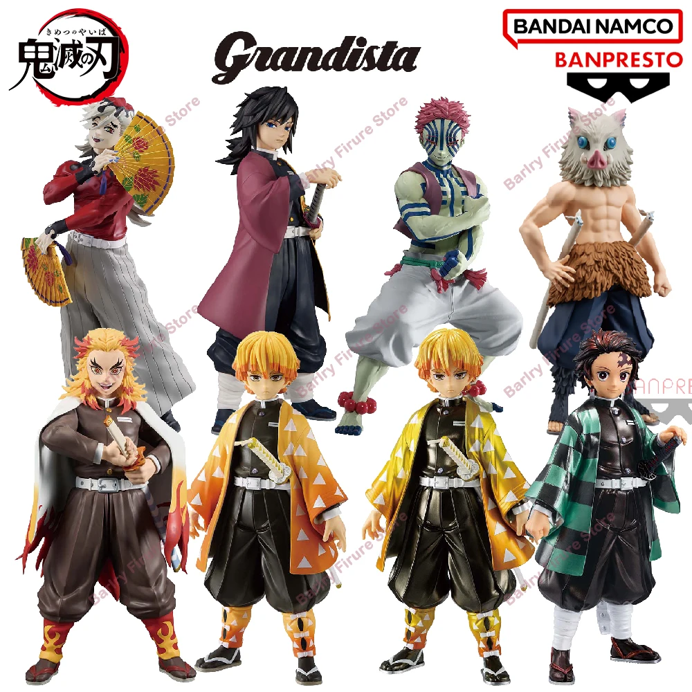 

Grandista Demon Slayer Doma Tomioka Giyu Rengoku Kyojuro Akaza Kamado Tanjiro Hashibira Inosuke ПВХ Аниме Фигурка Фигурка