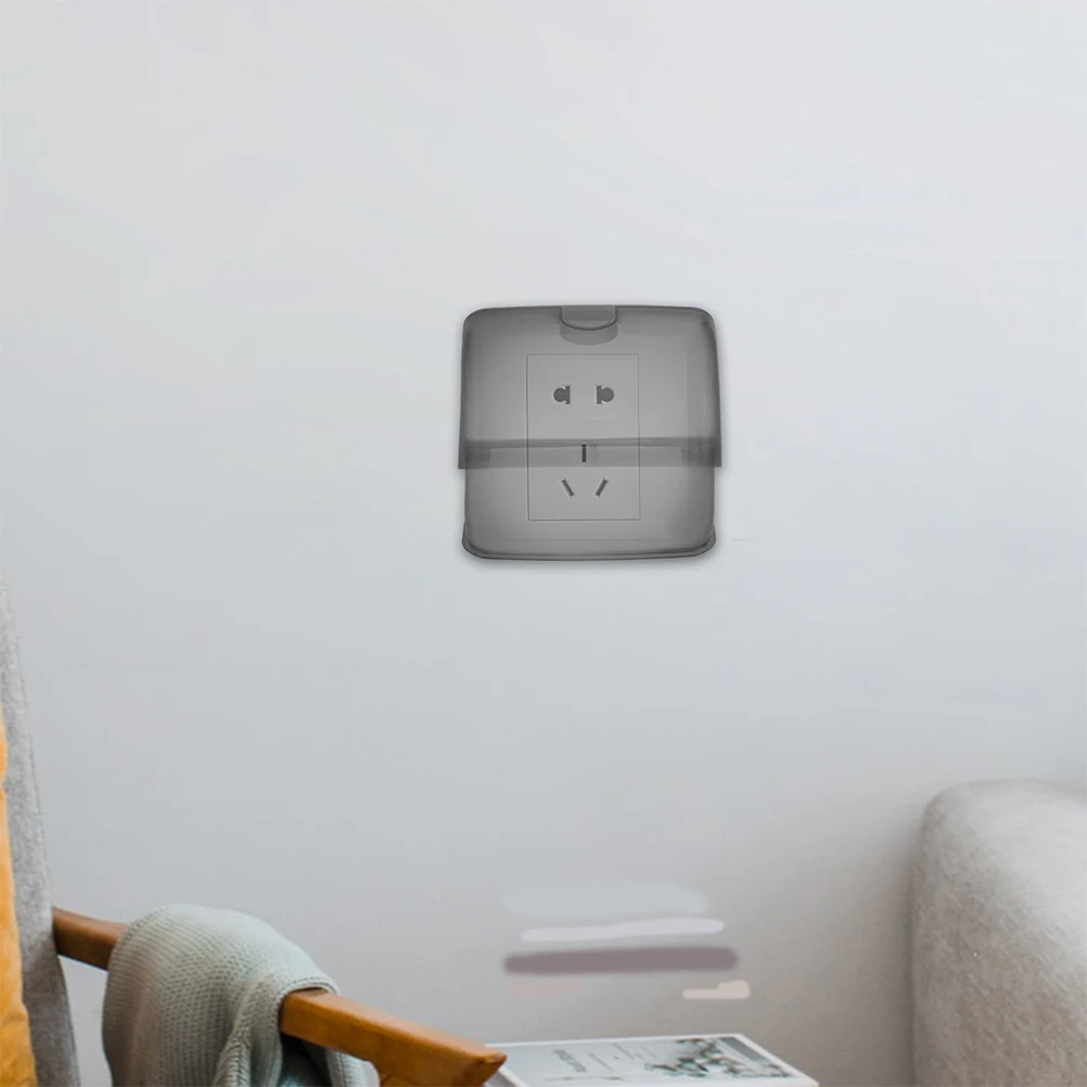 

2pcs Weatherproof Outlet Cover Box Waterproof Socket Covers For Outdoor Electrical Protection Universal Fit Flush Surface