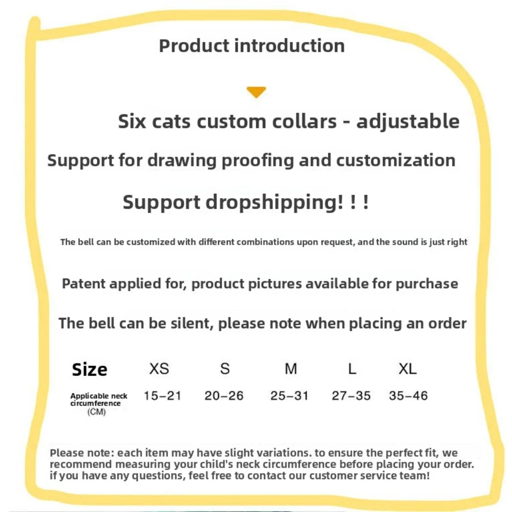 Collar antipérdida para gatos con campana y lazo resistente a mordidas - imagen 5