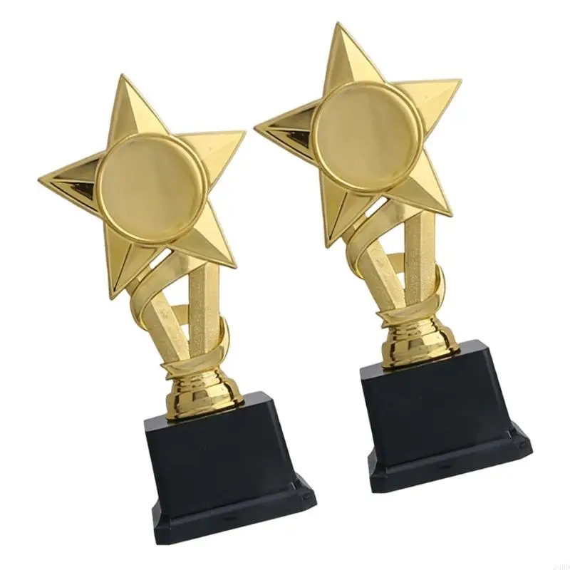 Trophies Fidgets Pentagrams Star Golden Medals Bulk Trophies Durability Creative Party Supply for Sport Competition 24BD