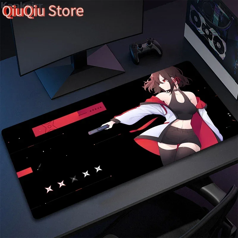 Anime Mauspad Yuki Ziel Maus Matte HD Druck Große Gaming Mousepad Spiel Zubehör Computer Tastatur Schreibtisch Matte XL Gamer Mausepad