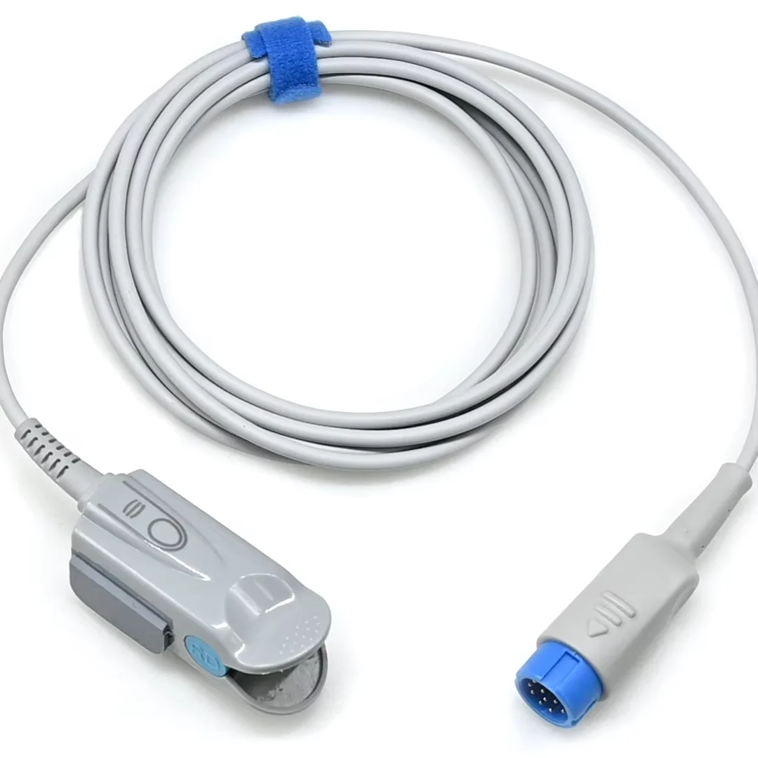 Reusable Spo2 Sensor Probe Adult Clip  12