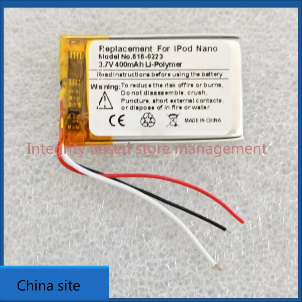 New high quality batteries for ipod nano 1/1st generation/1st616-0223 616-0224 422339 battery