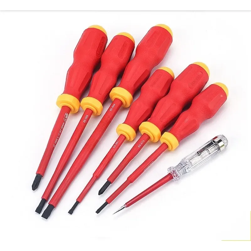 

6-piece insulated 1000V screw batch set, one-word cross plum blossom combination set