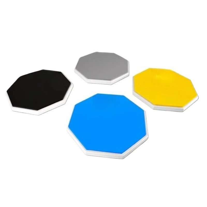 12 بوصة طبل صامت المحمولة المهنية ممارسة مجموعة طبلة الأطفال الكبار المبتدئين كتم الطبول 1 وسادة أدوات قرع