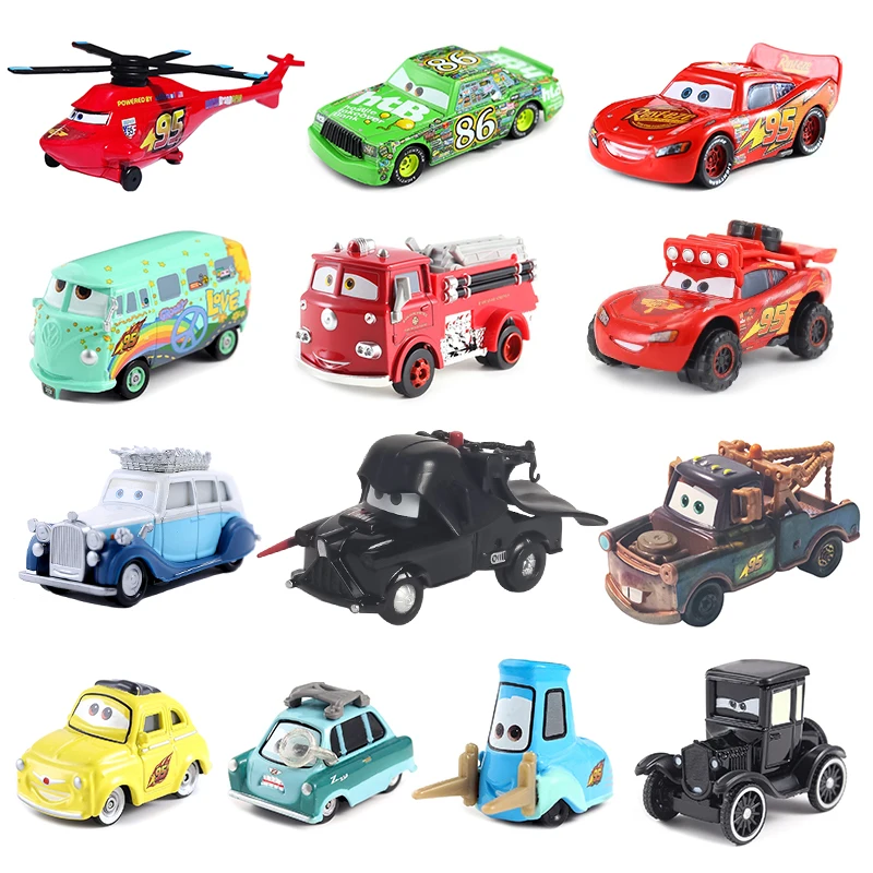 Disney Pixar Cars 3 Racing 2 Lightning McQueen Mater Hudson Fritter Frank poussin Hicks luigi Guido moulé sous pression en métal jouet enfants cadeau