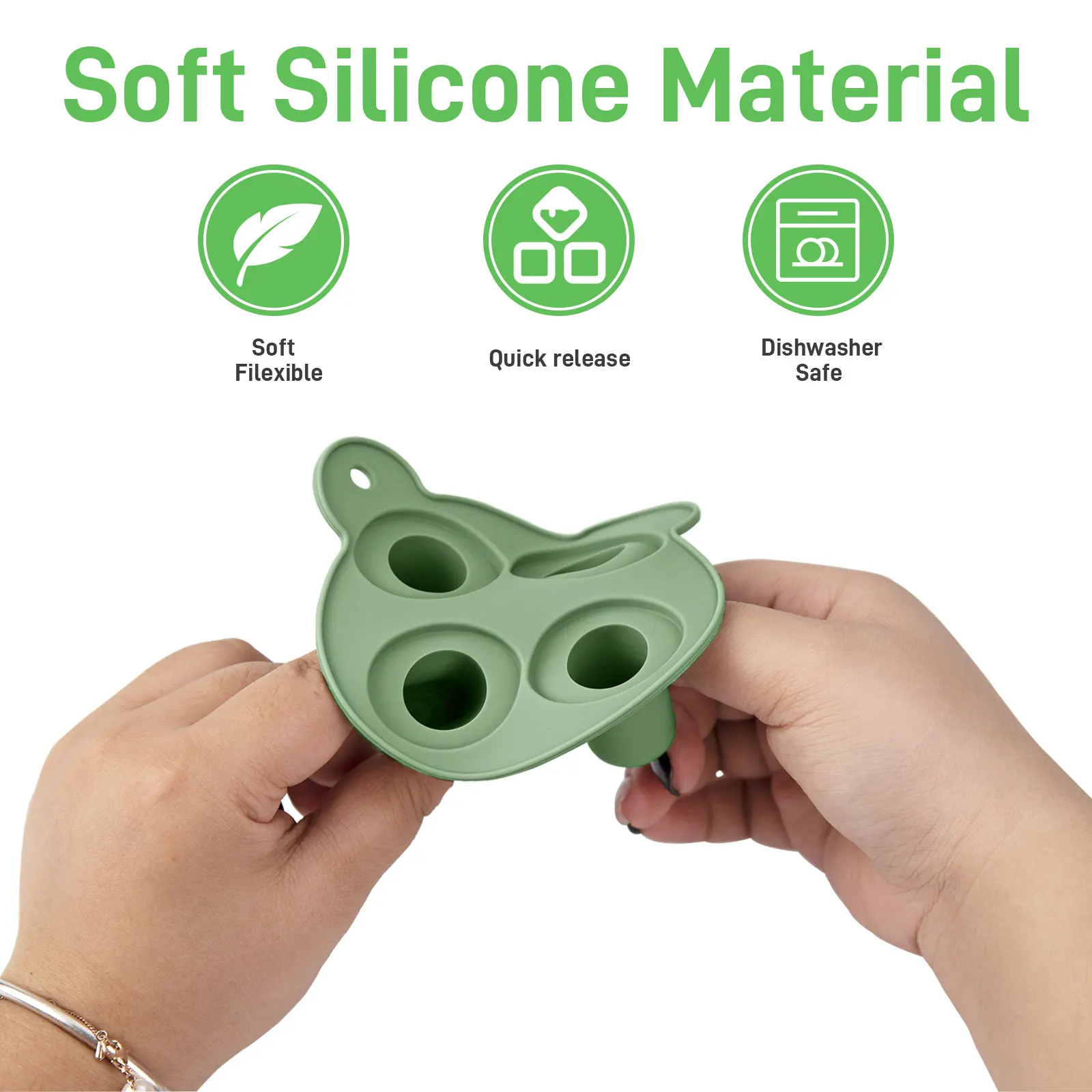 Mini Silicone Baby Popsicle Molds with Sticks, Ideal for Breast Milk Popsicles to Soothe Teething Discomfort, Popsicle Maker
