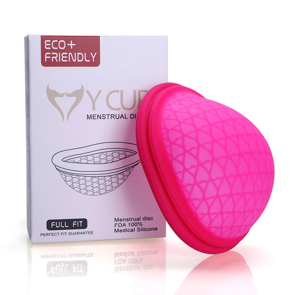 Silicone Menstrual Cup Feminine Hygiene Menstruation Disc Women Health Care Period Menstrual Collector Extra-Thin Vaginal cup