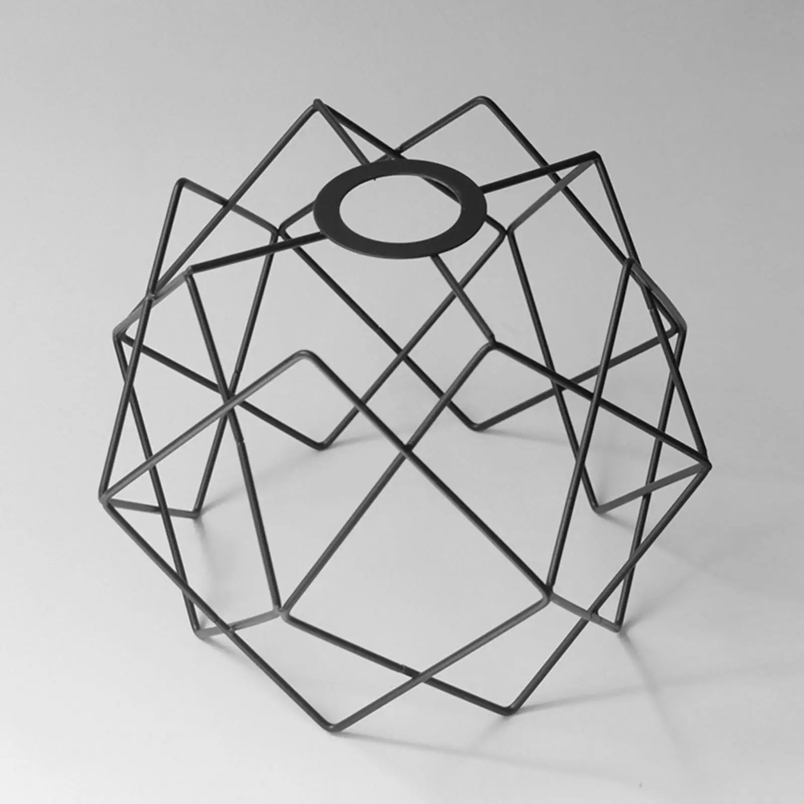 Metal Wire Cage Lampshade Guard Pendant Lamp Shade for Farmhouse