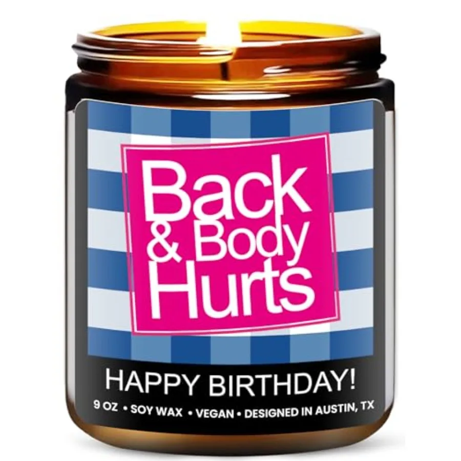 Vela divertida de feliz cumpleaños Regalos únicos de feliz cumpleaños para mujeres y hombres Ideas de regalos divertidas para cumpleaños 30 40 50 y 60