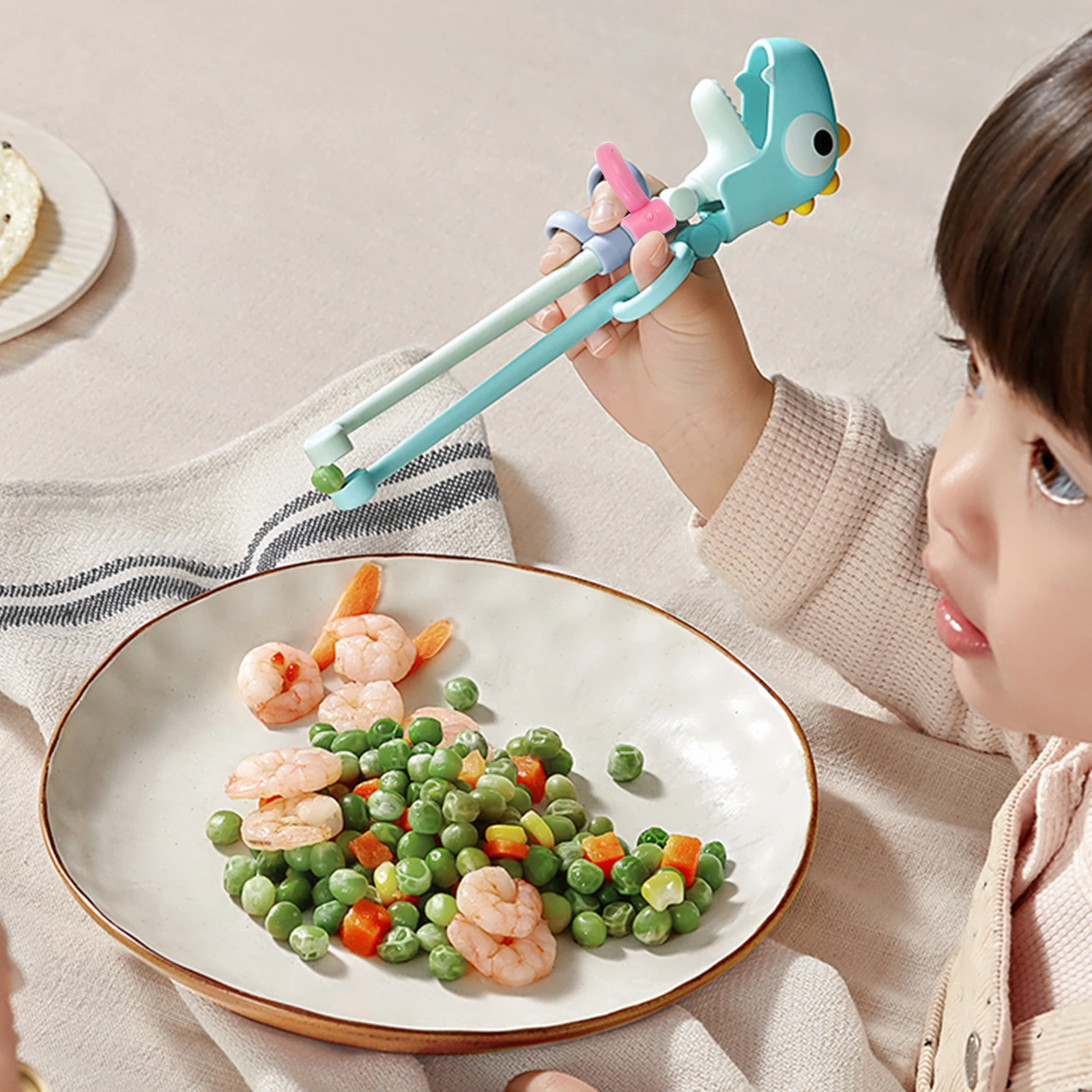 

18 шт., детские обучающие кольца для палочек для еды, силиконовые чехлы на палец, мягкие тренировочные инструменты, многоразовые аксессуары, обучающие кольца для палочек для еды