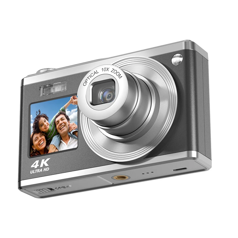 

Winait Max 60 Mega Pixels Digital Camera with Dual Display and 10x Optical Zoom Home Use Compact Camera