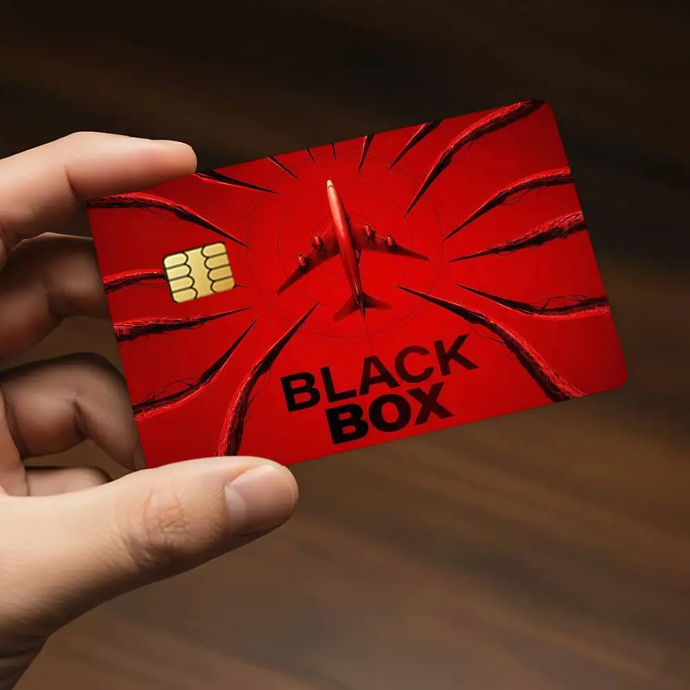 Movie 2026 Credit Decorative Card Stickers Suitable For Bank Cards Metro Transit Anti-scratch Gift 4PCS B-Black Box