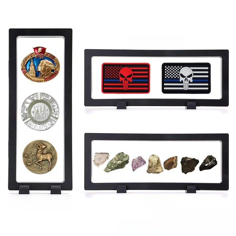 

5Pcs/Set Floating display storage box, Suspension Frame For AA Medallion, AntiqueChallenge Coins, Chip, Jewelry, Pin