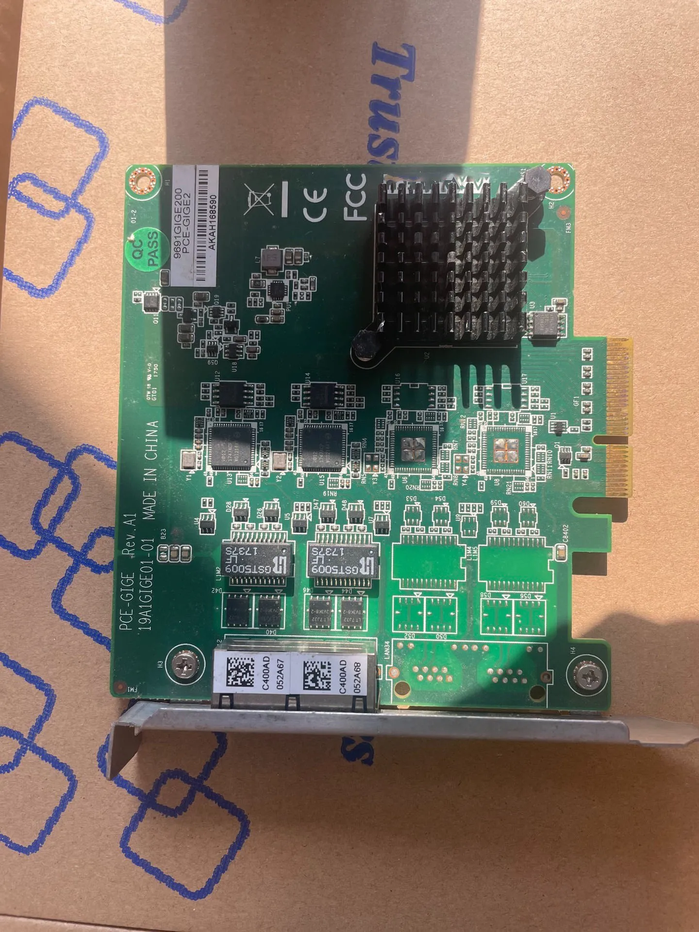 

For Advantech PCE-GIGE2-00A1 Machine Vision Dedicated Industrial Network Card 2 4-port Gigabit Network Card PCE-GIGE2