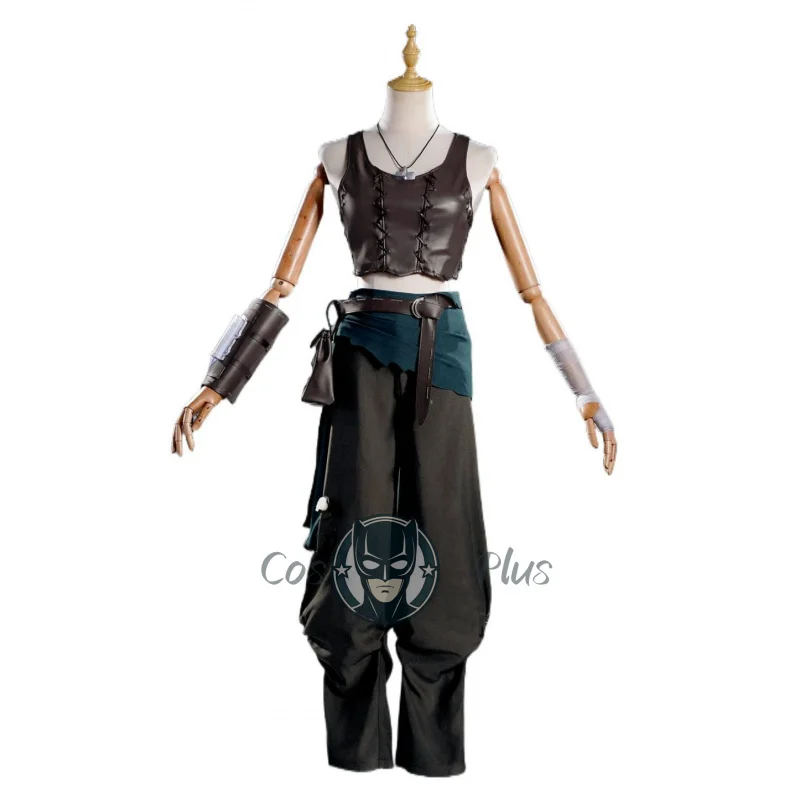 Brenhild Viluf‌ Cosplay Costume Game Identity V Leather Vest Pants Outfit Anime Carnival Halloween Party Uniforms
