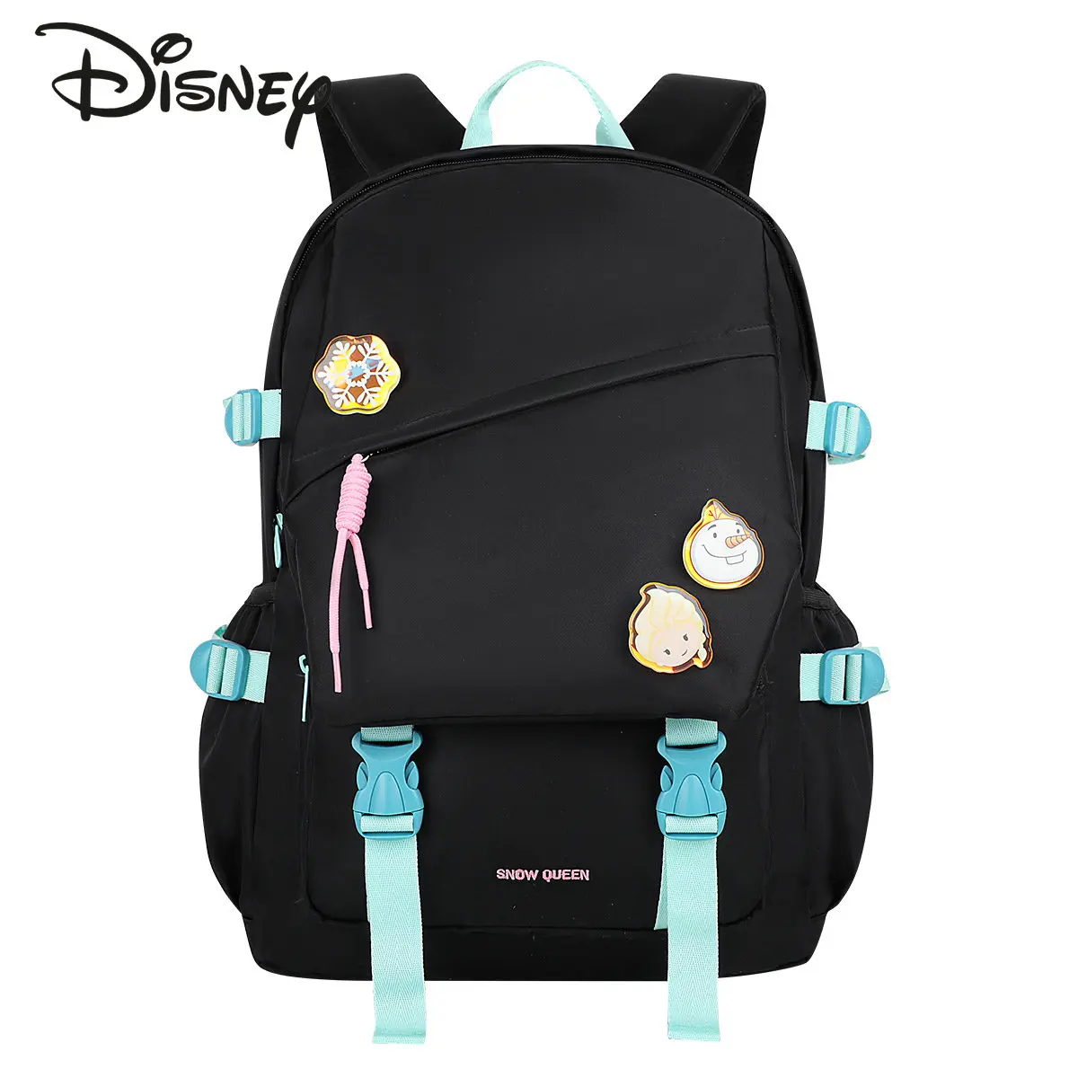 Disney New Student Backpack Fashion High Quality Waterproof Women's Backpack Cartoon Cute Large Capacity Lightweight Backpack