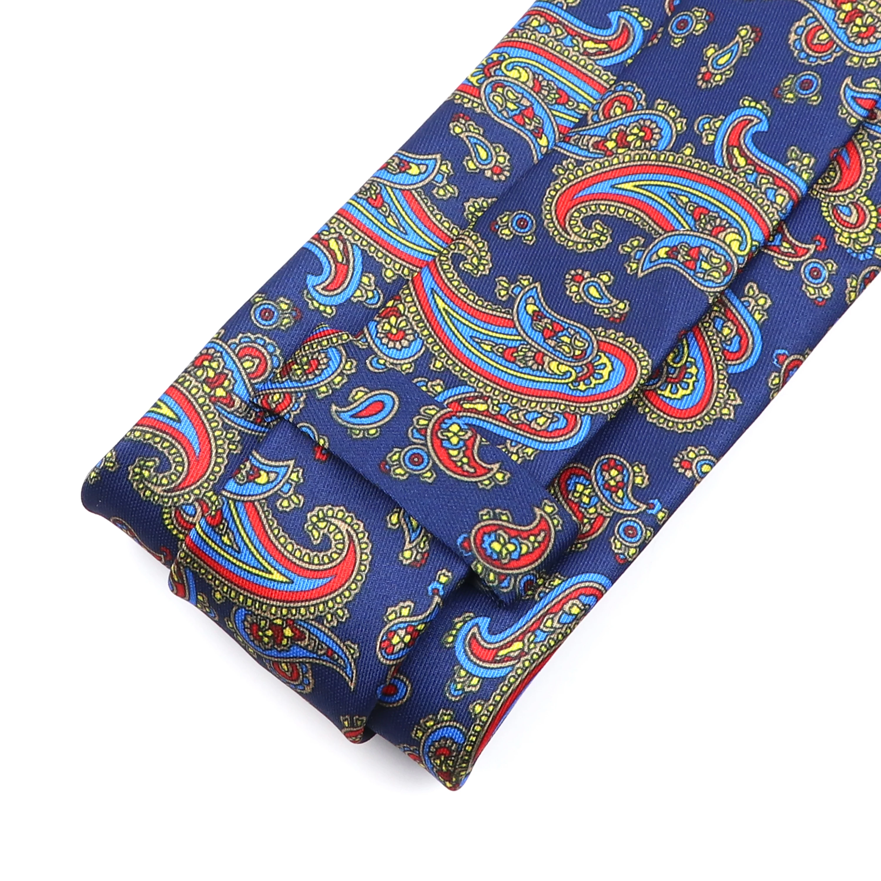 Super Soft Bohemian Silk Ties Men\'s Fashion 7.5cm Necktie For Men Wedding Business Meeting Gravata Colorful Novelty Printing Tie