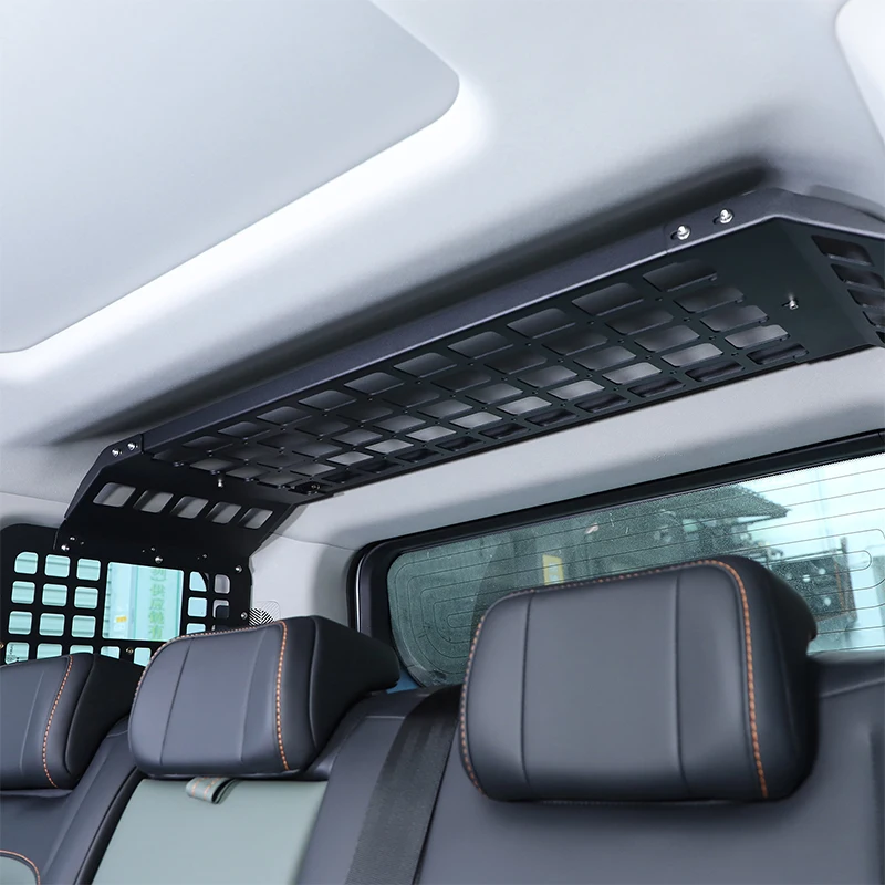 

Aluminum Alloy Black Car Trunk Roof Rack Storage Holder Bag Holder Car Accessories For Chery Jaecoo J6 ICAR 03 2024-2025