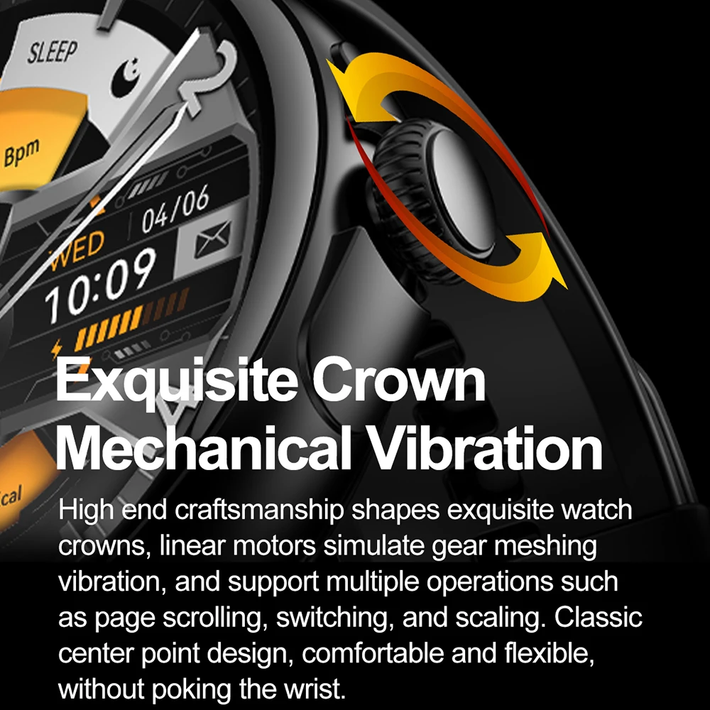 Men's Smart Watch with AMOLED Touch Screen