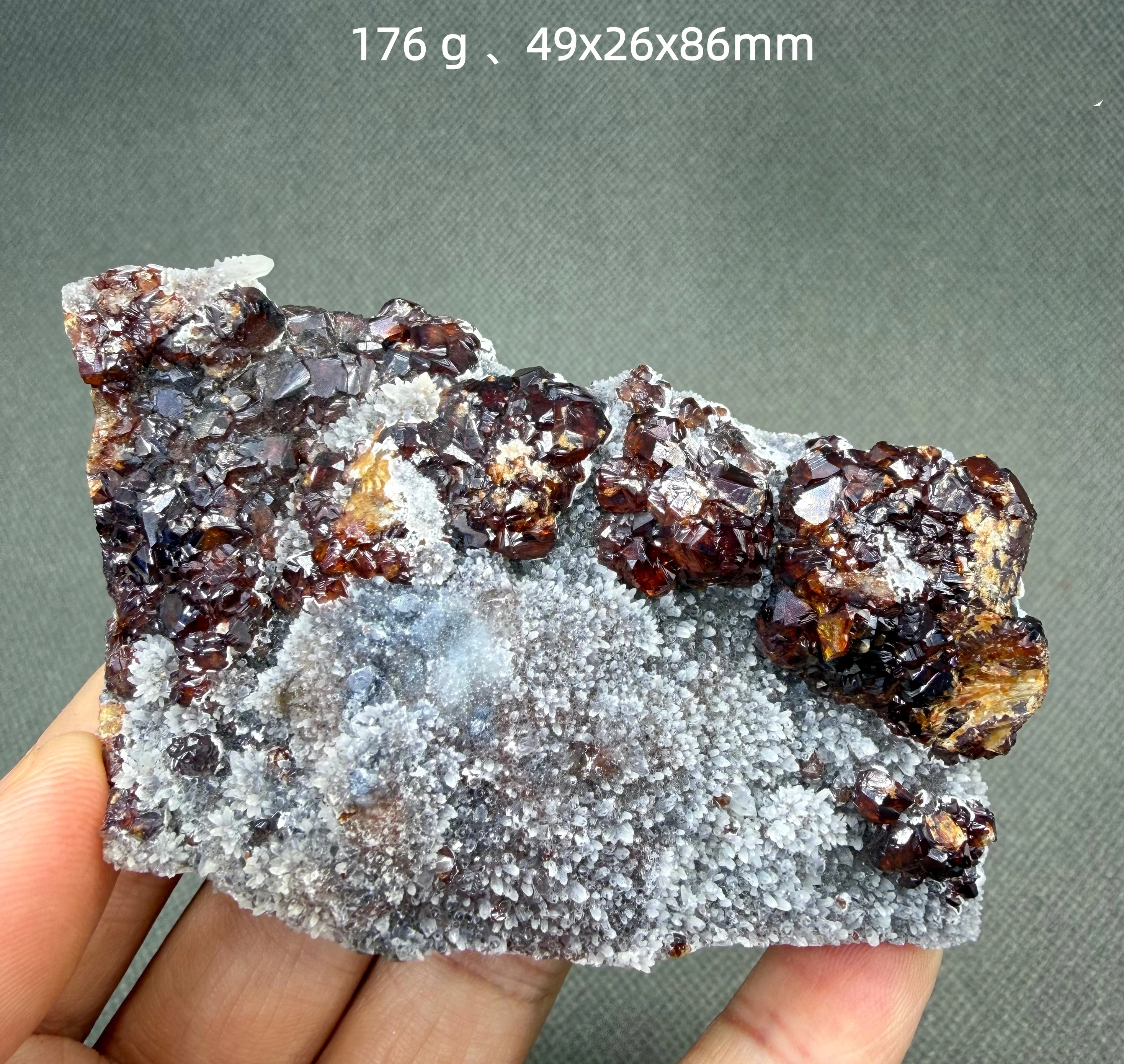 Natural Sphalerite Tetrahedral Crystals Mineral Specimen Sharp Geometry Collector Grade