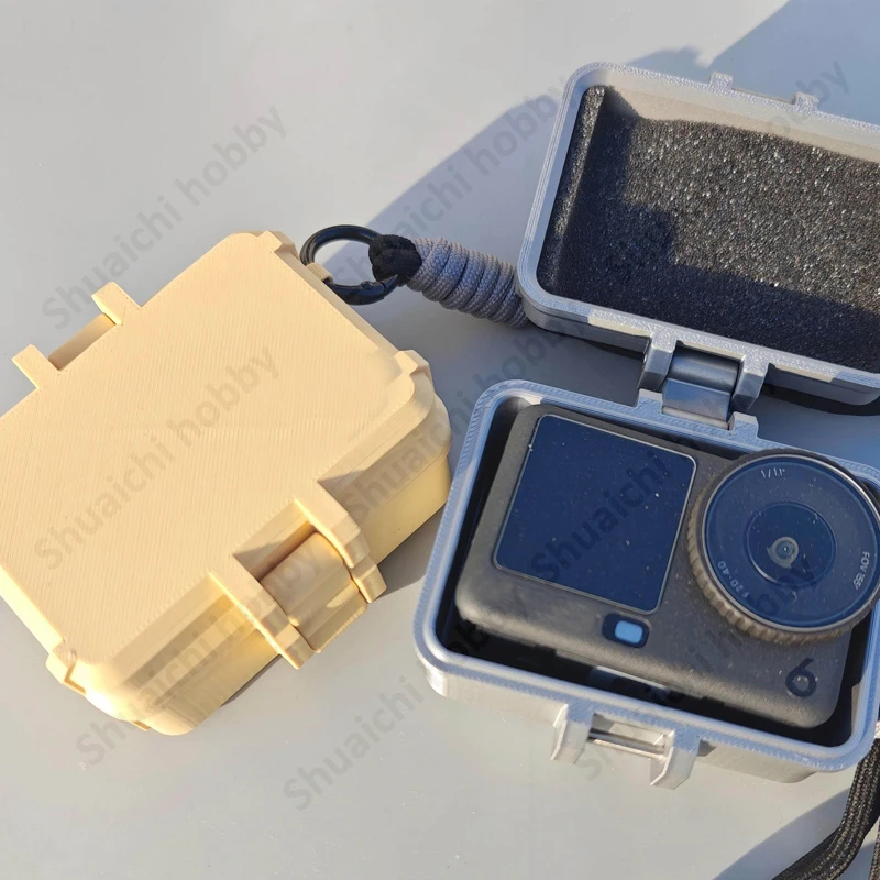 1PCS 3D Printed Storage Box Shockproof Shatter-resistant Waterproof Universal Portable Carry Case for DJI Osmo Action 3/4/5/6