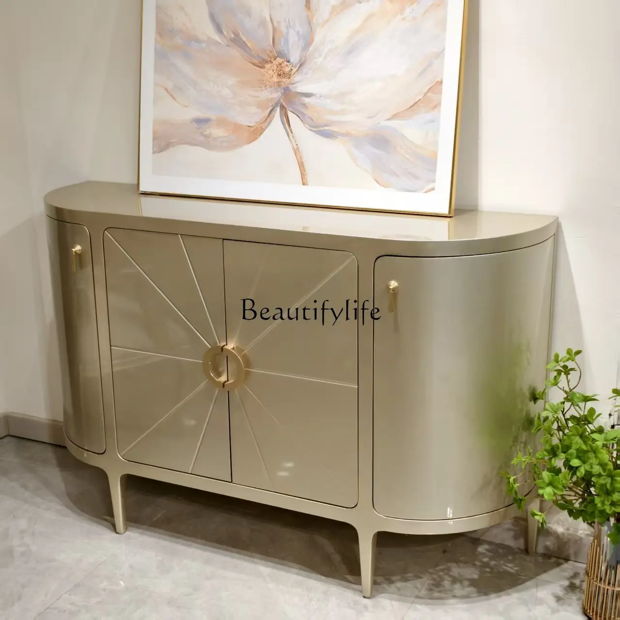 

Modern simple entry foyer cabinet storage locker living room storage shoe cabinet