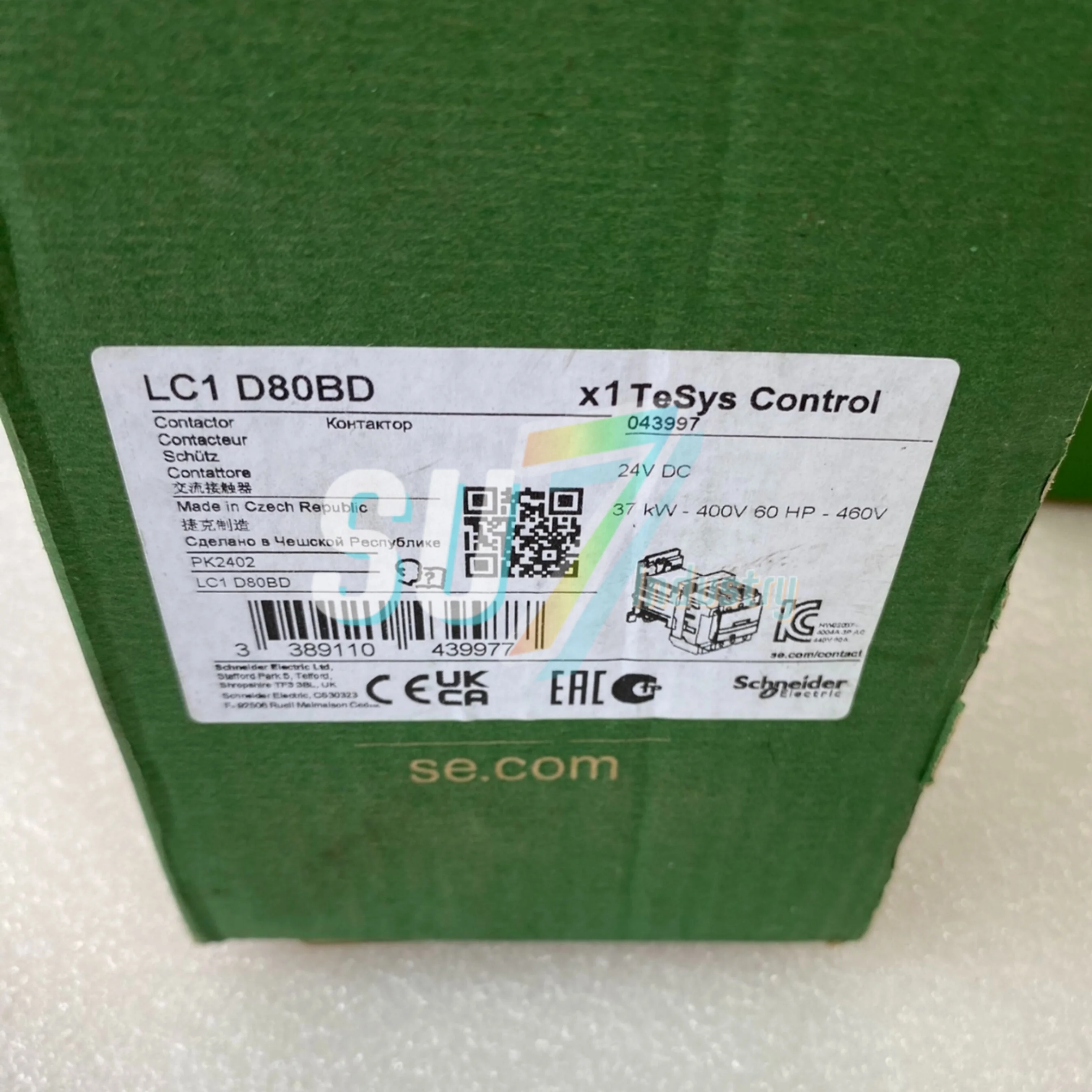 

LC1D80BD LC1D95M7C Contactor New In Box