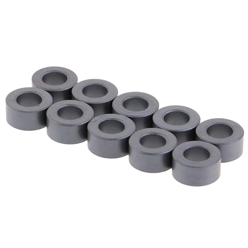 Lot de 10 filtres Anti-interférence en Ferrite de Zinc, anneau magnétique, haute fréquence, taille 14x8x7mm