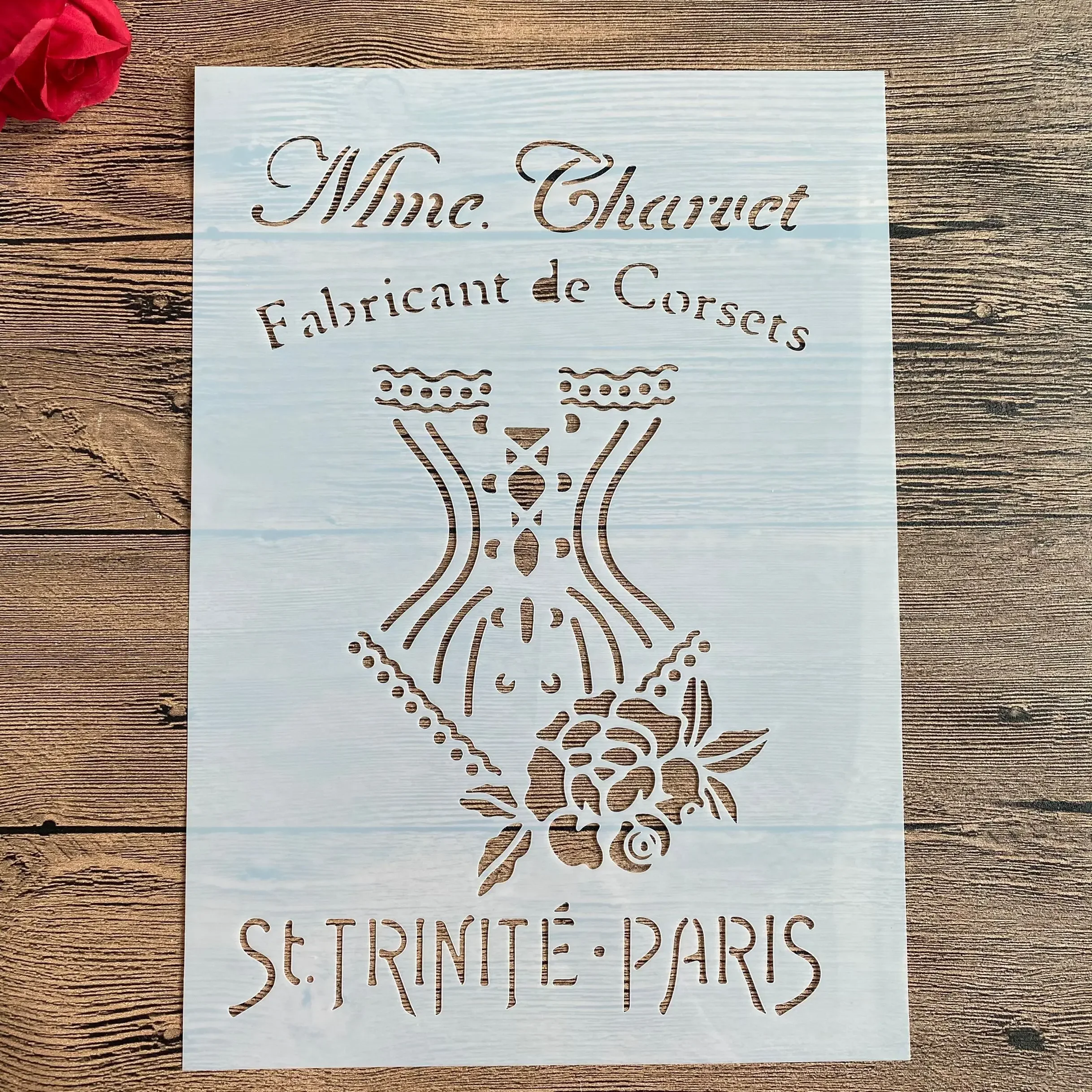 A4 Letter DIY Stencils for Wall Painting