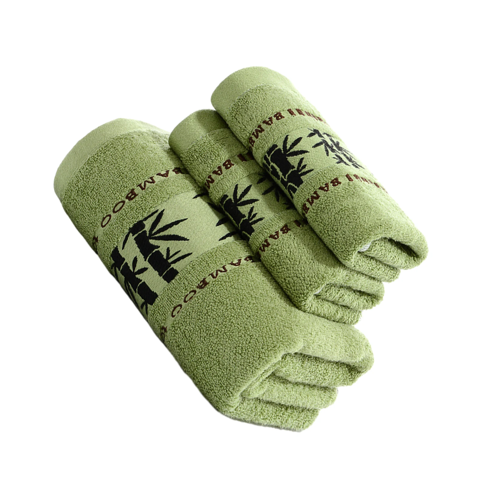 Lightweight And Portable Premium Bamboo Fiber Towels Set For Adults Soft And Comfortable
