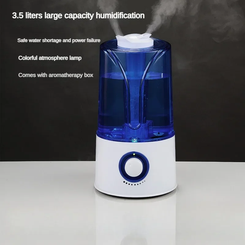 Ultrasonic household humidifier, regular large-capacity double-spray LCD air intelligent atomizing humidifier