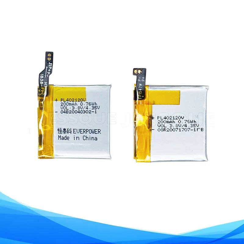 Оригинальная замена аккумулятора 200 мАч PL402120V FL402120V для умных часов Huami AMAZFIT ARES A1908/Bip S 1S A1608