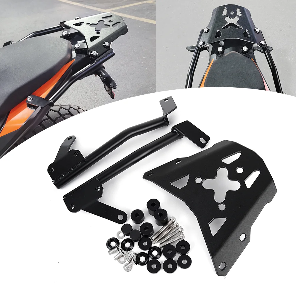 

Для KT/M 390 Adv 2021 Adventure 2021 2022 2023 2024 Прочный задний багажник, багажник, задний багажник, держатель полки для хранения