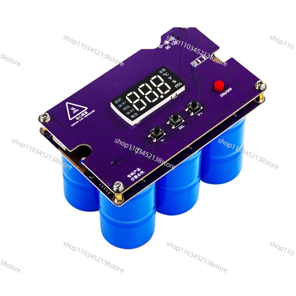 Spot Welding Machine Farad Capacitor Control Main Board DIY Kit Lithium Battery 18650/21700 Welding Handheld