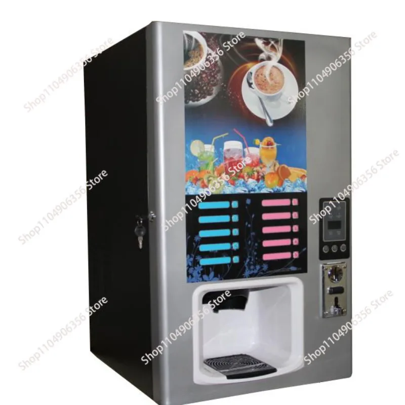 for Automatic Coffee Machine Commercial Coin Coffee Tea Machine Hot and Cold Type 5 Cold 5 Hot Drinks Machine