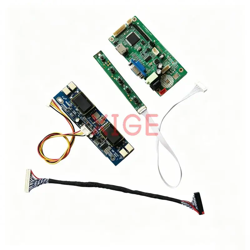 For LTM201UX-L01 M201UN04 V0 Display Drive Controller Board Kit DIY 30 Pins LVDS 4-CCFL 1600x1200 VGA+HDMI-Compatible 1600*1200