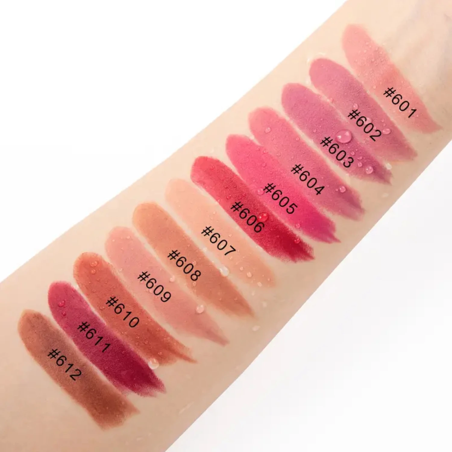 12 Stunning Ice Nude Matte Lipsticks - Natural Nude Lipstick ลิปสติกเนื้อแมท และลิปบาล์ม 12 สีสวย