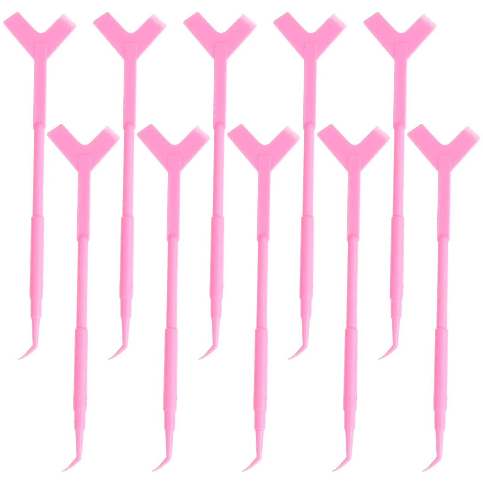 10Pcs Y Form Lash Lift Tool Eyelash Lift Brush with Cleaning Friendly Design Lash Perm Separator Salon Professional