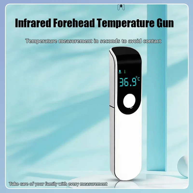 Frontal Temperature Gun Non-Contact Electronic Thermometer Mini Infrared Home Thermometer Portable Frontal Thermometer Gun