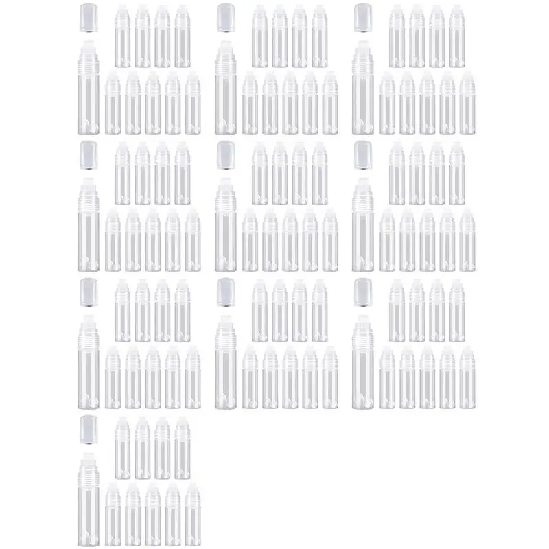 

100 Pack Refillable Acrylic Paint Markers 15Mm Empty Acrylic Markers Clear White Paint Marker Pens