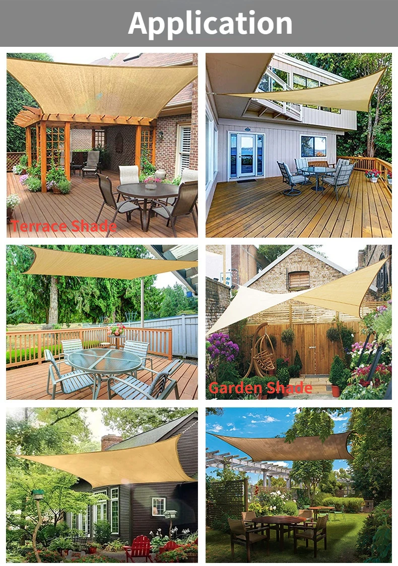 Outdoor-Markisen, wasserdicht, Sonnenschutz, Segel, Garten, Canopi, für Terrasse, Auto, Leinwand, Markise, rechteckig, Pool, Sonnenschutz, Sonnenschutz, Segel – Detail 8