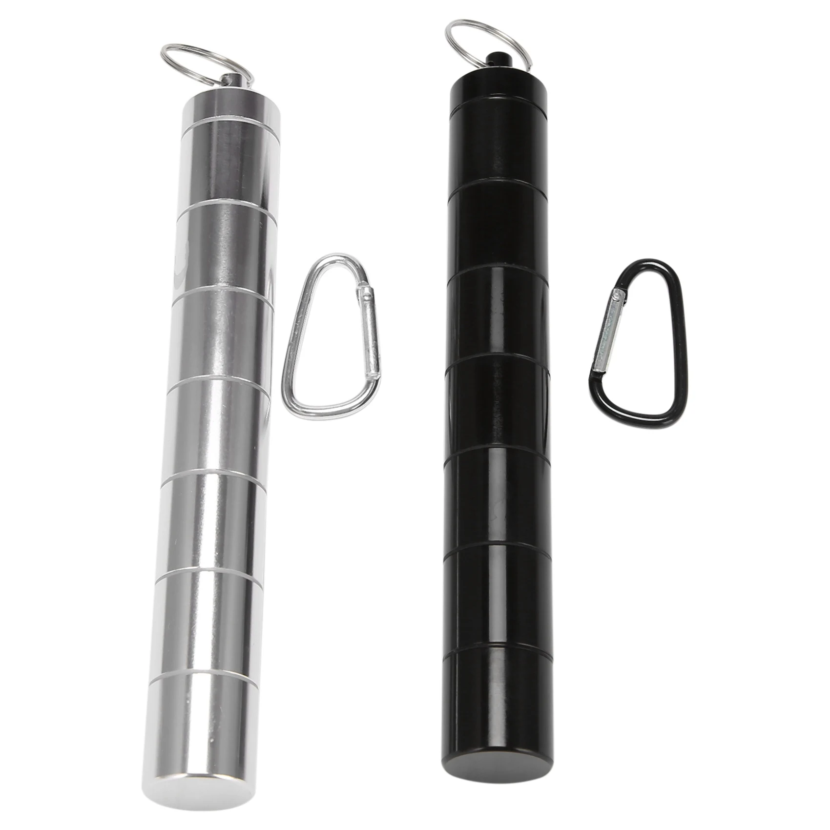 

AB25-металлический органайзер для таблеток, органайзер для таблеток на 7 дней, водонепроницаемый аварийный брелок-держатель для таблеток, аптечка, 2 шт.