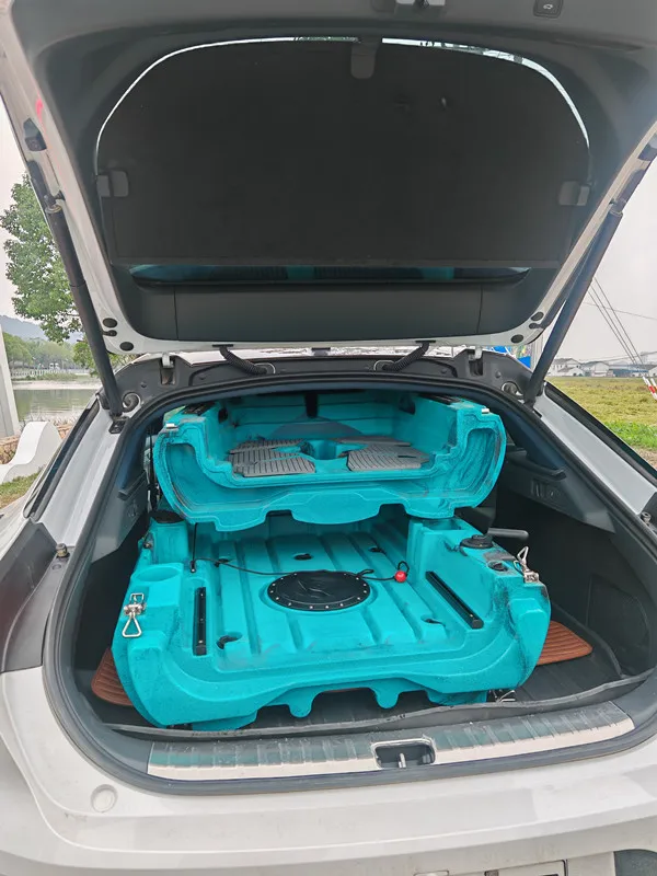 جديد وحدات الصيد كاياك 10ft دواسة القدم دواسة واحدة محرك الجلوس على أعلى الزورق #5